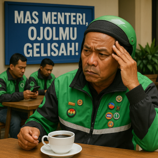 Eks Menteri Nadiem Makarim, Ojolmu Gelisah 