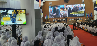 Menko AHY Semangati 6.993 Mahasiswa Baru ITS: Jangan Jadi Budak Teknologi