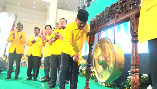 Ali Mufthi Buka Musda XI Golkar Tuban, Minta Kader Teguh pada Doktrin Karya Kekaryaan