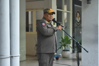 Satpol PP Surabaya Kenalkan Tagline Baru: Jadi Sahabat Warga