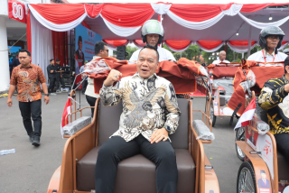 Penyaluran Bantuan Becak Listrik Presiden, Cak Yebe: Bentuk Perhatian Nyata Kepada Masyarakat Kecil