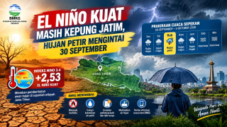 El Nino Masih Kepung Jatim, Hujan Petir Mengintai 30 September