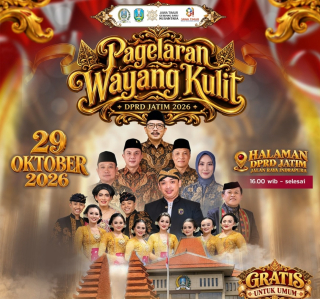 DPRD Jatim Hadirkan Wayang Kulit Gratis, Ini Jadwal, Lokasi, dan Pengisi Acaranya