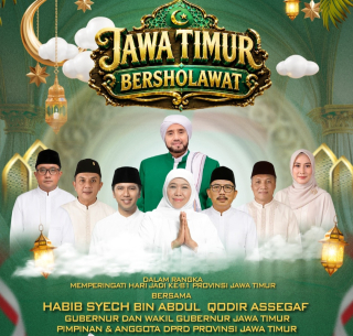 Jatim Bersholawat Bareng Habib Syech, Ajak Warga Doakan Jawa Timur di Usia ke-81
