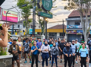 Warga Magelang Mulai Hidup Sehat Dengan Lari Gratis