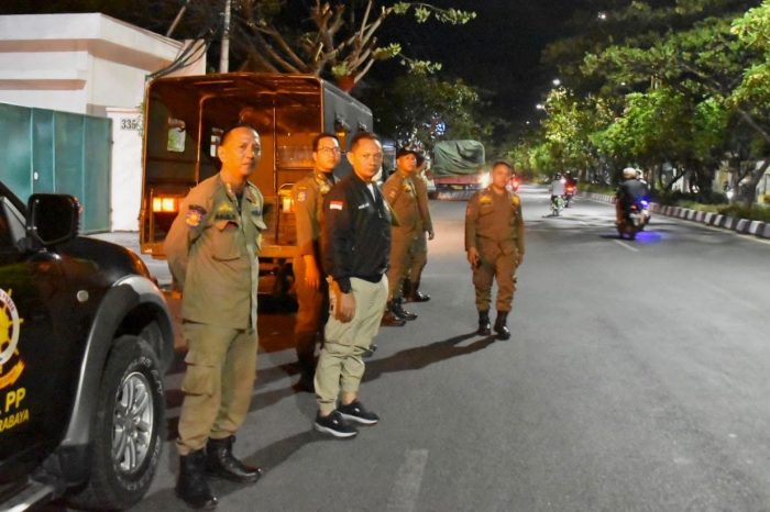 Lewat Patroli Asuhan Rembulan, Satpol PP Surabaya Amankan 10 Anak Balap Liar