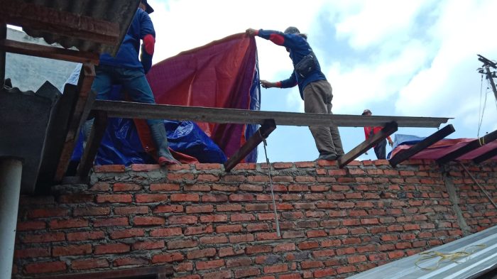 102 Rumah di Kecamatan Mulyorejo Terdampak Angin Puting Beliung, Pemkot Surabaya Gercep Lakukan Hal Ini
