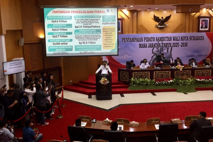 Di Hadapan Dewan, Eri Cahyadi Setengah Jam Sampaikan Visi Lima Tahun Kepemimpinan