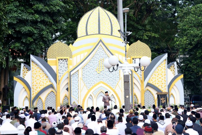 Idulfitri di Balai Kota Surabaya, Wali Kota Eri Cahyadi: Tentang Kejujuran dan Persatuan