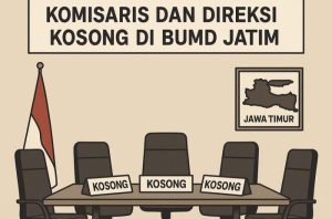 Komisaris dan direksi kosong di BUMD Jatim. Ilustrasi Lingkaran.net