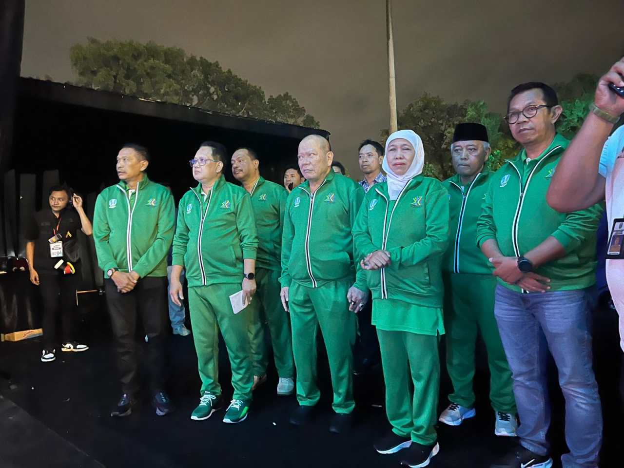 Pembukaan Pekan Olahraga Provinsi (Porprov) Jatim IX - 2025, di Stadion Gajayana, Malang, Sabtu (28/6/2025) malam.