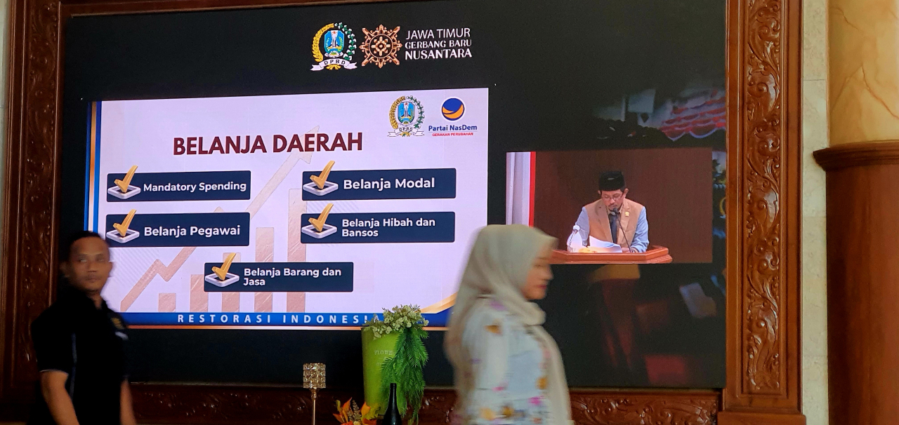Juru bicara Fraksi NasDem, H. Mohammad Nasih Aschal.