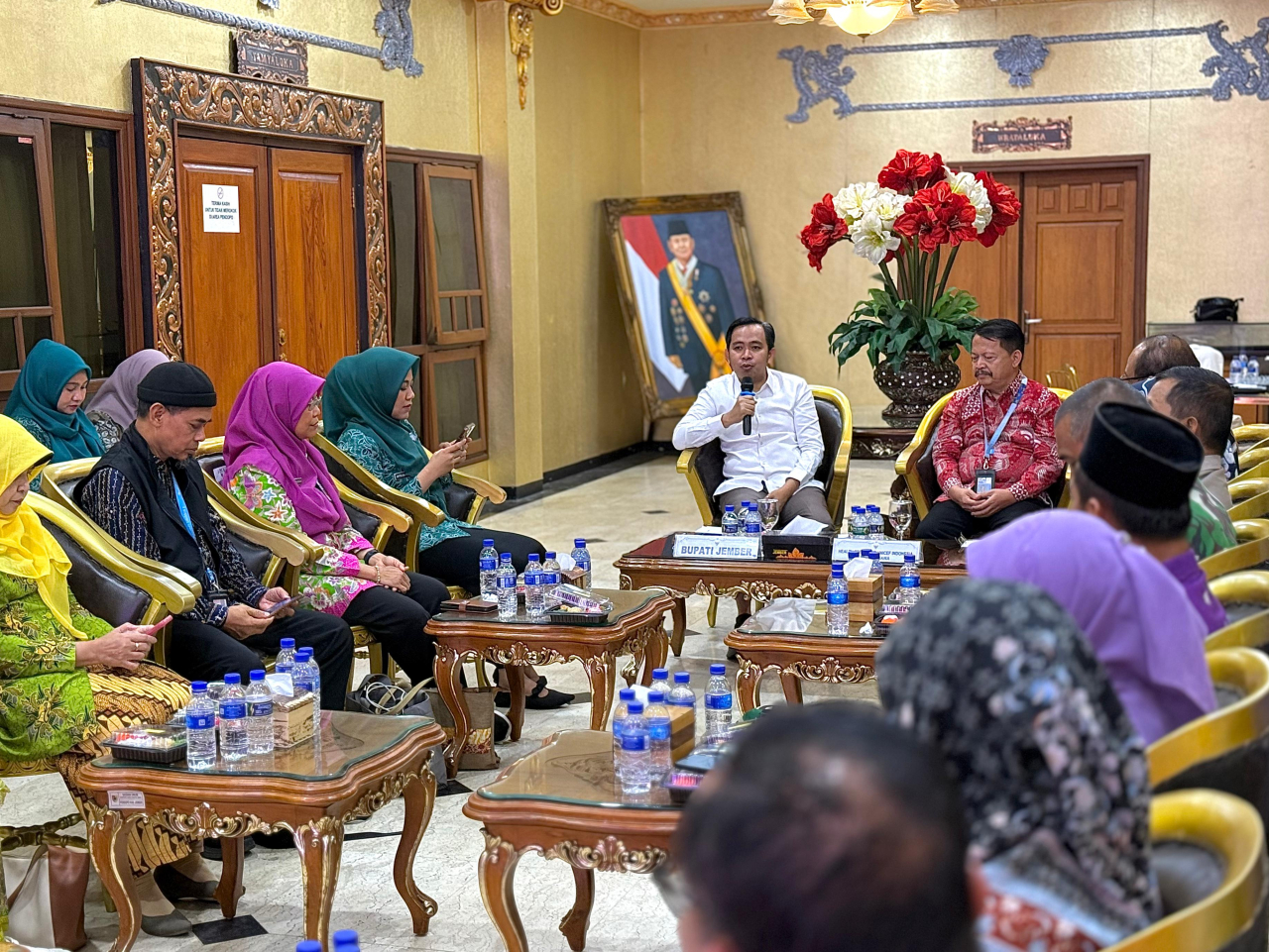 Gus Fawait saat kegiatan Audiensi Akselerasi Imunisasi Rutin dan Imunisasi Kejar UNICEF di Jember, Selasa (2/9/2025).