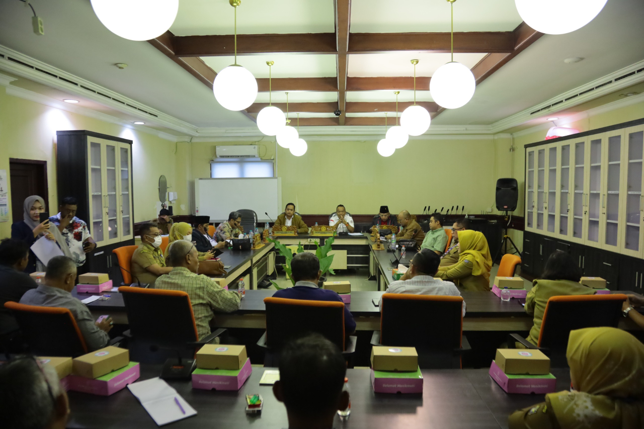 Suasana rapat evaluasi dan monitoring APBD triwulan ke-3 tahun anggaran 2024