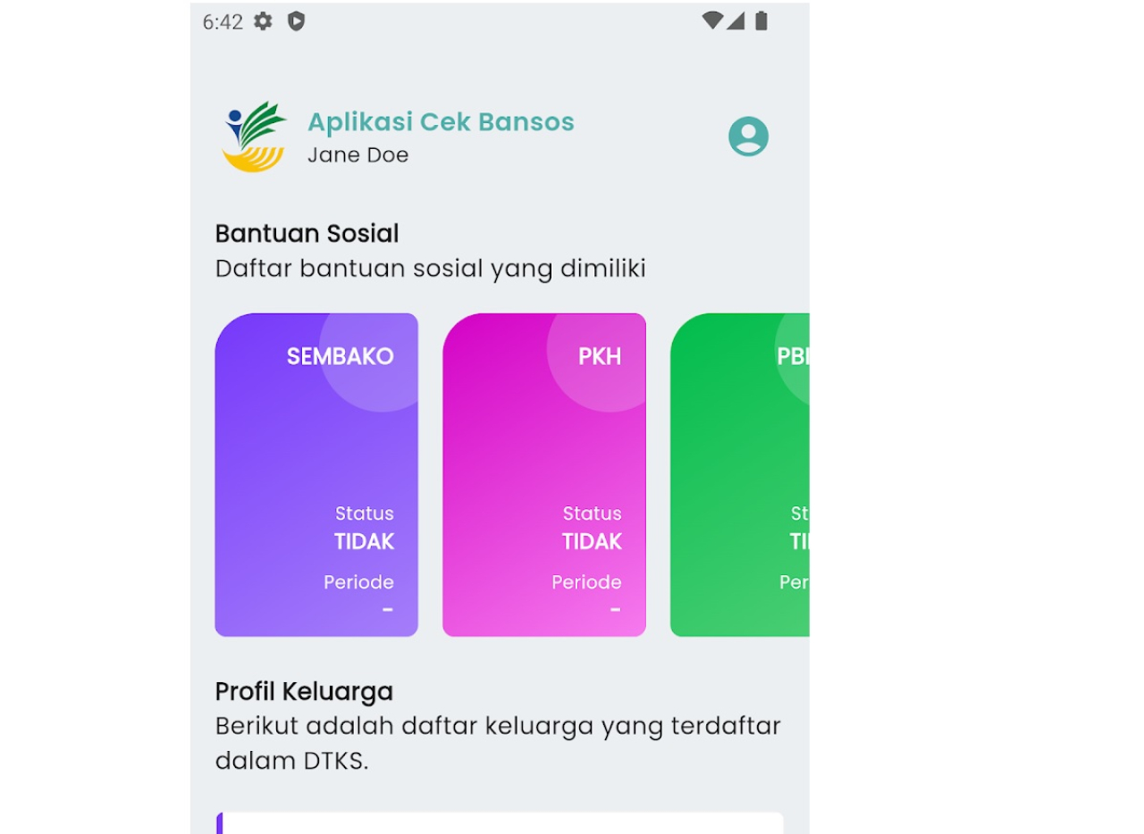 Ilustrasi cara cek BLT (Foto: Google Play)