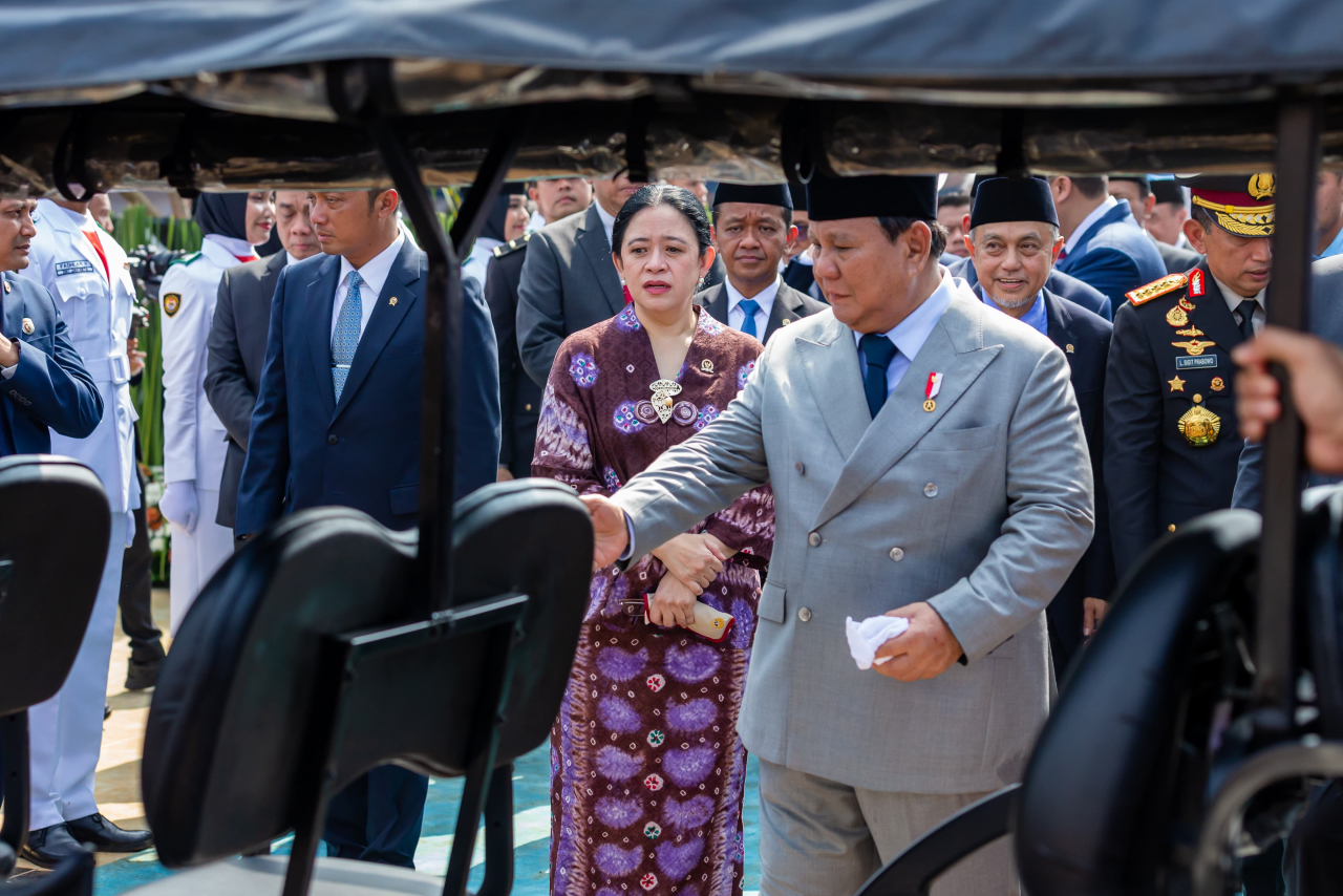 Upacara Peringatan Hari kesaktian Pancasila digelar di Monumen Pancasila Sakti yang terletak di daerah Lubang Buaya, Jakarta Timur, Rabu (1/10/2025).