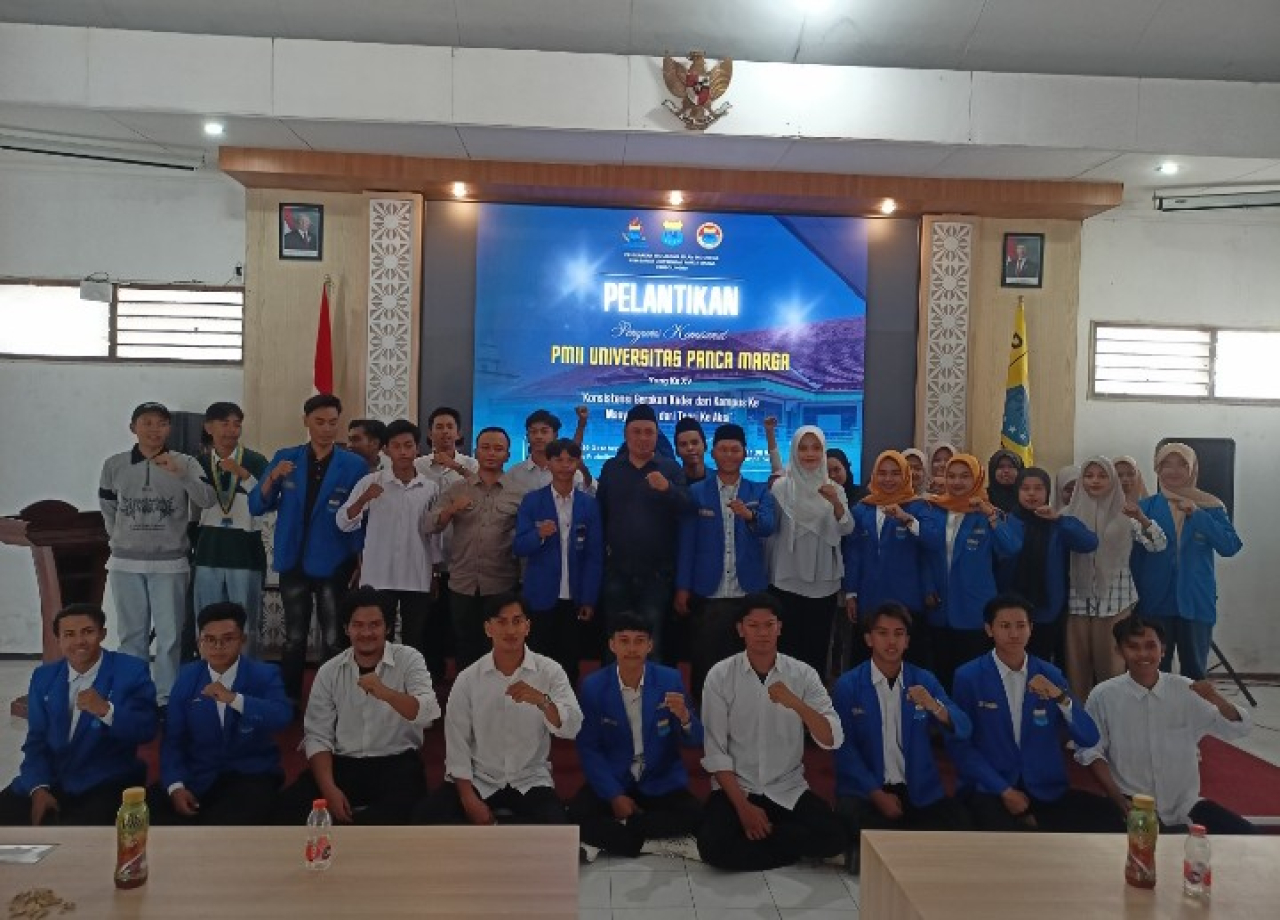 Pernyataan sikap tegas  kader PMII Probolinggo Raya  untuk mengusut tuntas masalah penghinaan kiai dan pesantren. (Foto: M.Hidayatulllah/Lingkaran.net)