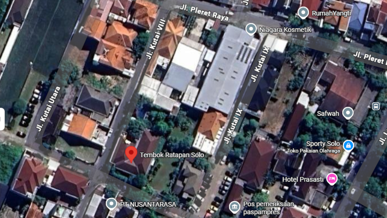 Viral Nama Tembok Ratapan Solo Nongol di Google Maps