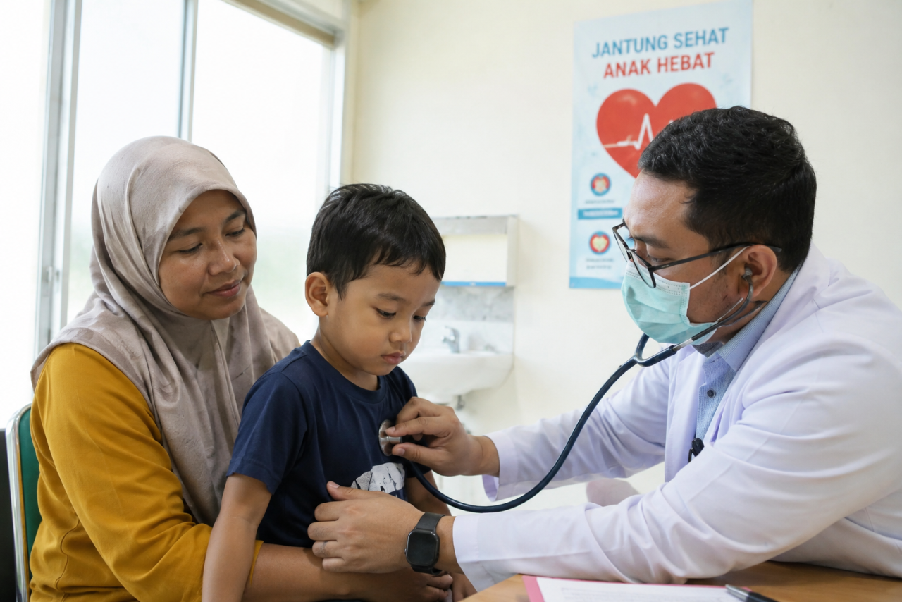 Ilustrasi anak kelainan jantung