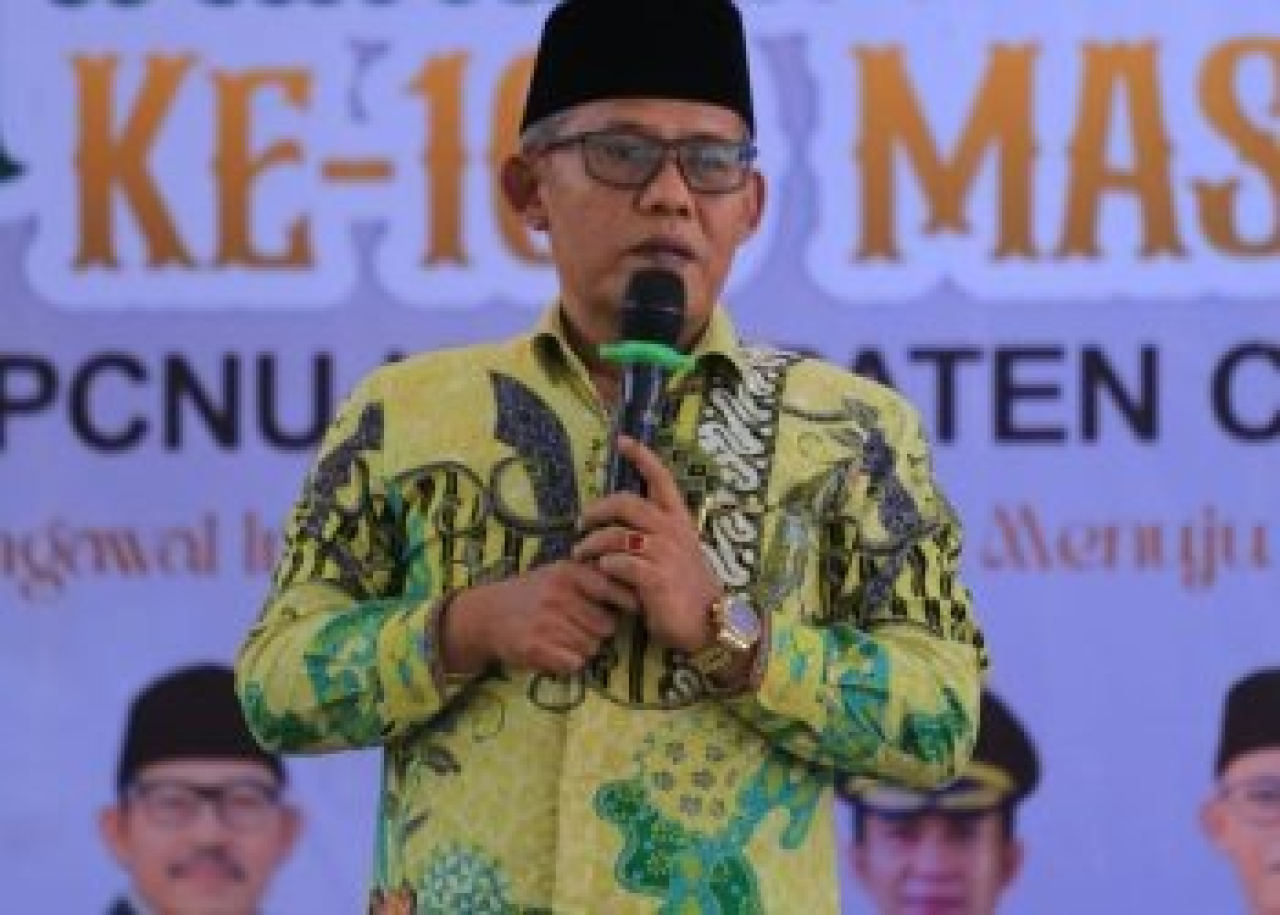 Ketua Tanfidziyah PCNU Kabupaten Cirebon, Aziz Hakim Syaerozi.