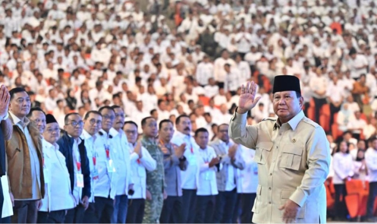 Presiden Prabowo Subianto menghadiri acara Building Indonesia's Future Generations Through Nutrition yang diselenggarakan di Sentul International Convention Center (SICC), Kabupaten Bogor, Rabu (3/6/2026). (BPMI Setpres)
