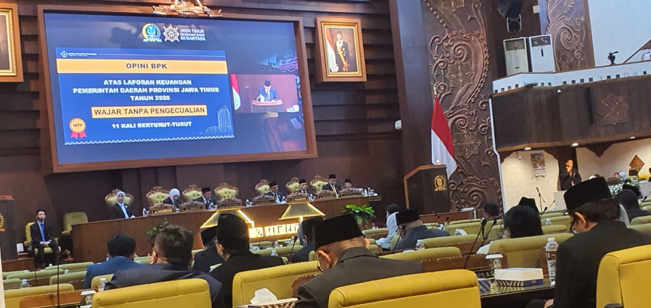 Jatim raih Opini WTP Ke-11 kalinya dari BPK.