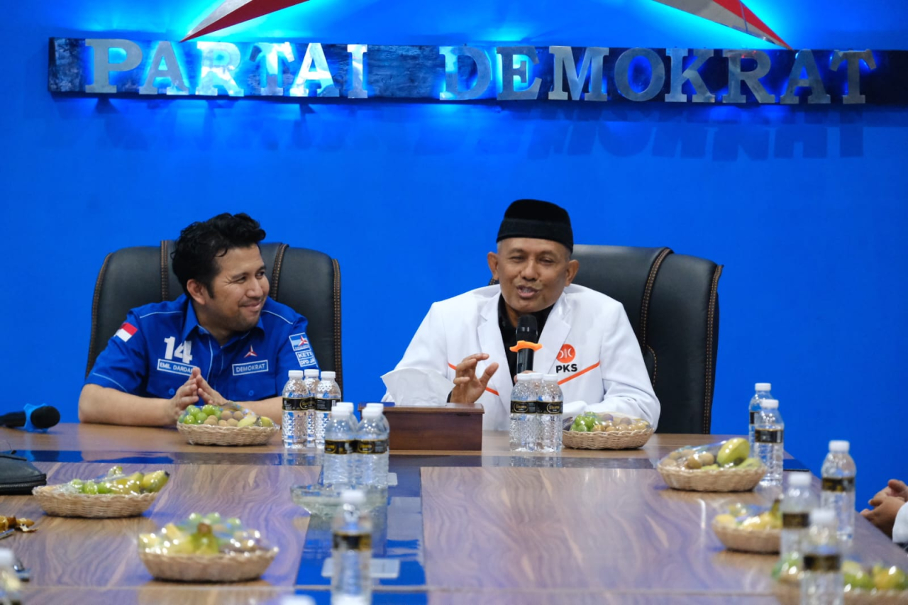 DPW PKS Jatim melakukan silaturahmi politik ke Kantor DPD Partai Demokrat Jawa Timur, Rabu (22/7/2026).
