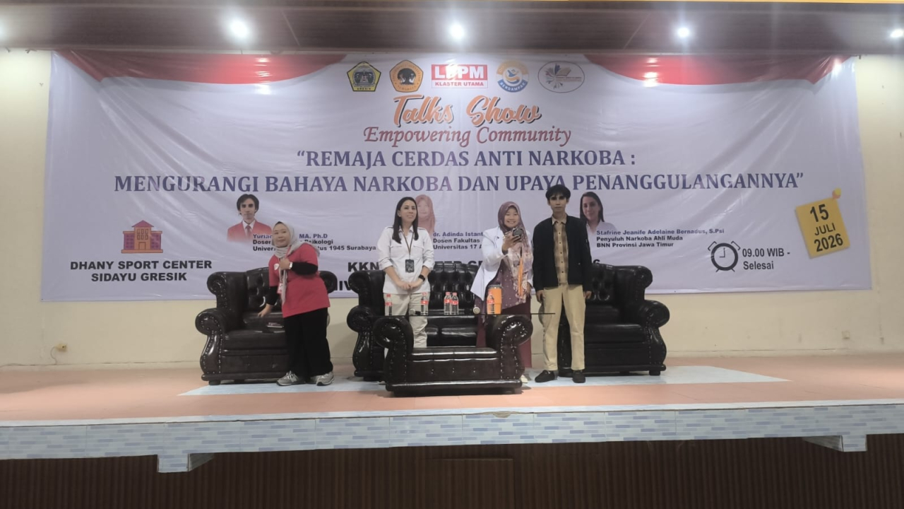 Untag Surabaya saat kenalkan kiprah mahasiswa dalam membangun masyarakat di Desa Sedayu