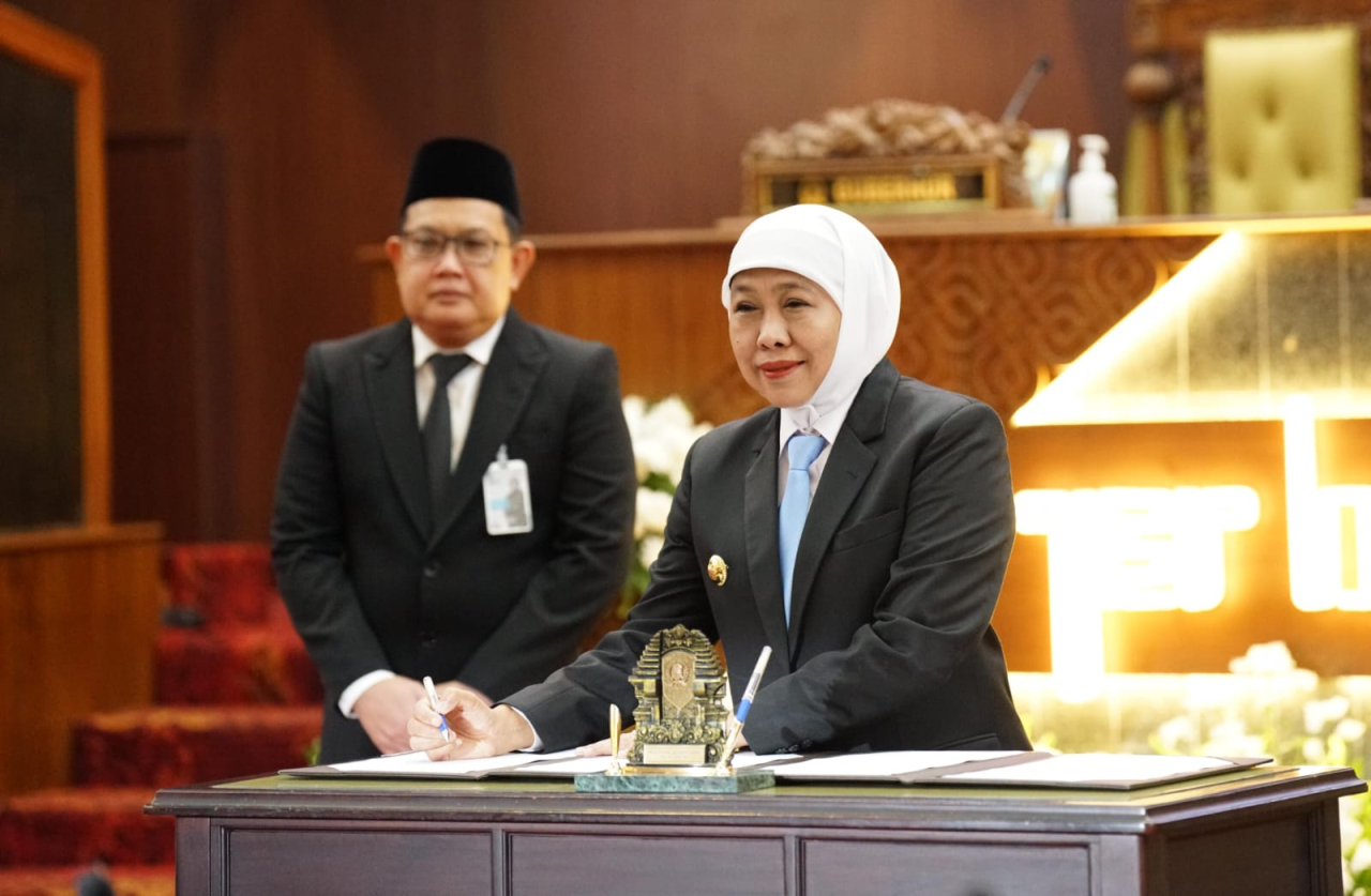 Gubernur Khofifah Indar Parawansa. (Humas DPRD Jatim)