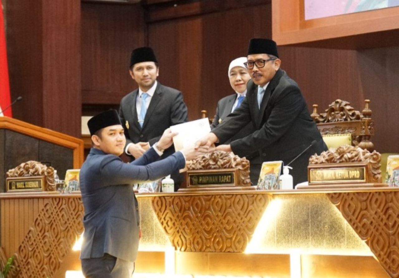 Juru Bicara Fraksi Gerindra DPRD Jatim, Farid Kurniawan Aditama