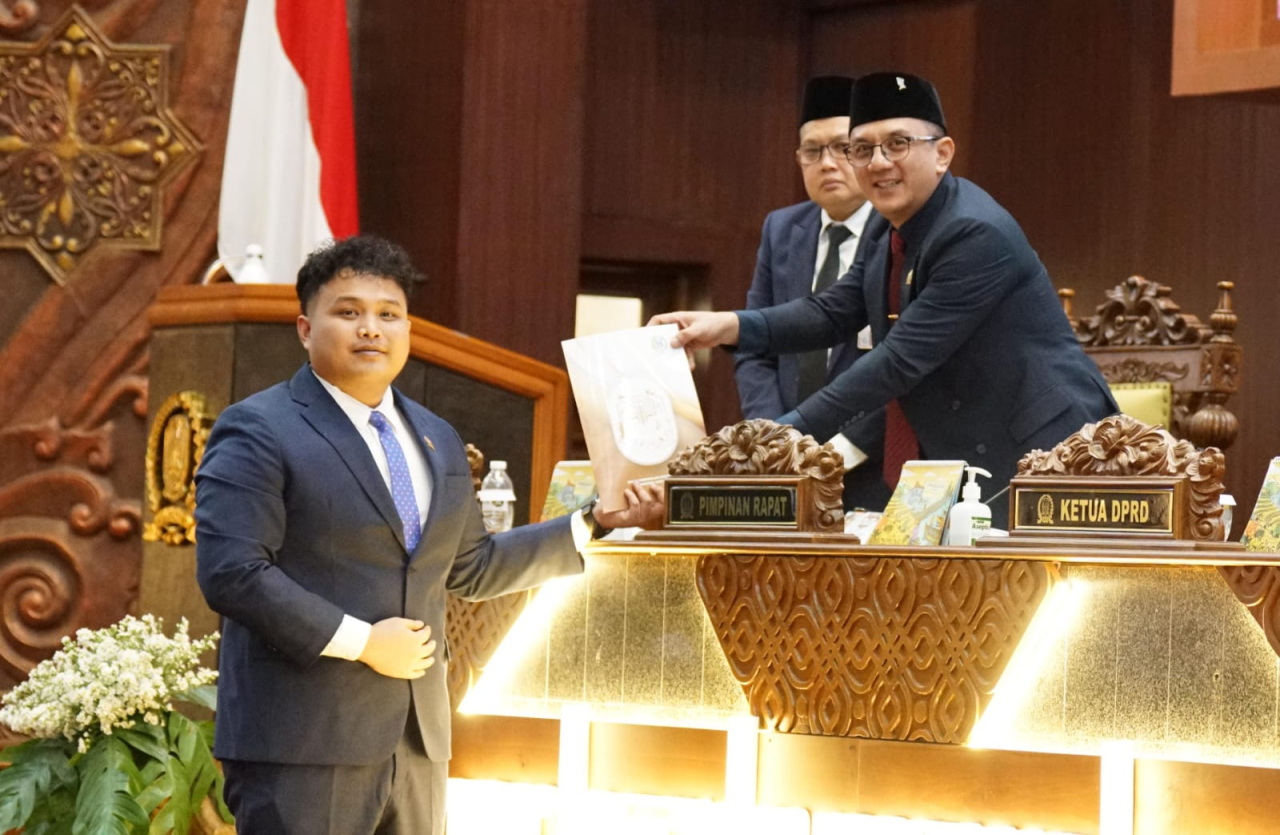 Juru Bicara Fraksi Gerindra DPRD Jatim, Bima Rafsanjani Rafid
