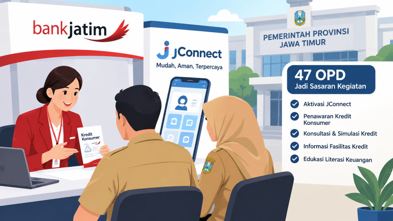 Bank Jatim Bidik ASN Pemprov Jatim Lewat Penawaran Kredit di 47 OPD