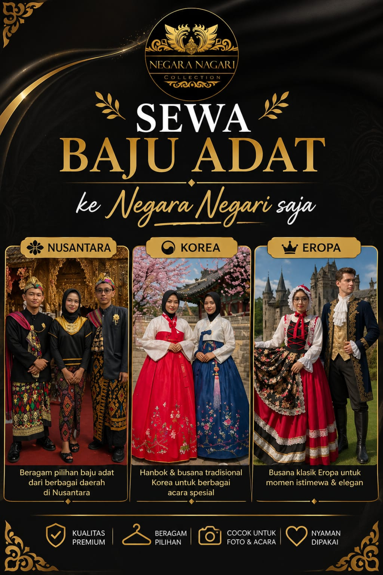 sewa baju adat